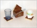 Manufacturers Exporters and Wholesale Suppliers of Wooden Coaster Bijnor Uttar Pradesh